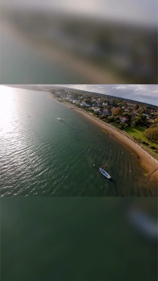Coastline run — FPV along the shore